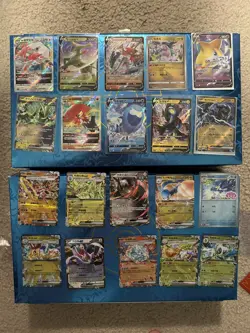 Pokemon 20 Card Lot Nm V Max Mega Amazing Ex HOLO Rare Hits Only See Pics - Image 1