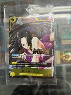 ONE PIECE TCG BOA HANCOCK RELEASE EVENT WINNER CARD P-115 SEALED - Image 1