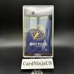 TAG GEM MINT 10 (985) Nami Parallel OP01-016 R 25th Edition ONE PIECE Card 349 - Image 2
