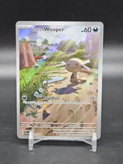 Pokemon Cards Paldean Wooper 102/094 Phantasmal Flames Illustration Rare NM - Image 1