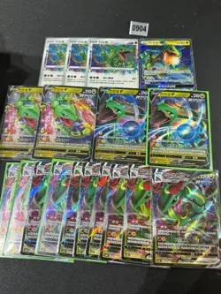 Simplified Chinese Pokemon Rayquaza Set 18 Cards - Image 1