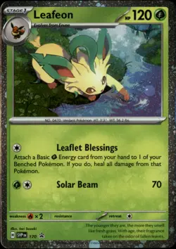 Leafeon - (Cosmos Holo) Holo Promo SV: Scarlet & Violet Promo Cards 170 NM - Image 1