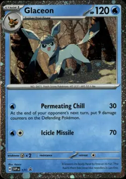Glaceon - (Cosmos Holo) Holo Promo SV: Scarlet & Violet Promo Cards 171 NM - Image 1