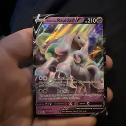 Galarian Rapidash V SWSH111 SWSH: Sword & Shield Promo Cards Holo - Image 1