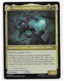 Eddie Brock - Marvel's Spider-Man - Magic the Gathering - MTG - Mythic - Image 2