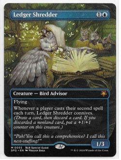 Ledger Shredder (Borderless) - Special Guests - Magic the Gathering MTG Mythic - Image 1