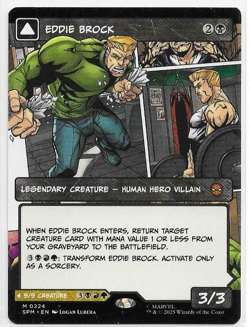 Eddie Brock (0224) (Borderless) - Marvel's Spider-Man - MTG - Mythic - Image 1
