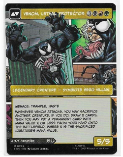 Eddie Brock (0224) (Borderless) - Marvel's Spider-Man - MTG - Mythic - Image 2