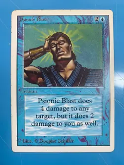 unlimited PSIONIC BLAST mtg x1 played see pics I Combine Ship - Image 1