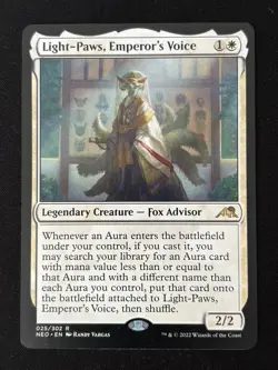 1x MTG Light-Paws, Emperor's Voice - Kamigawa: Neon Dynasty (NEO) #25 - Magic - Image 5