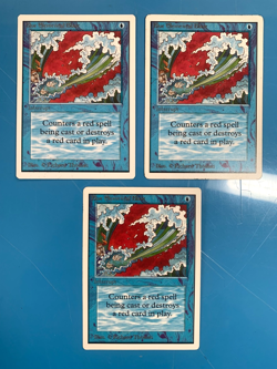 unlimited BLUE ELEMENTAL BLAST mtg x3 played see pics I Combine Ship - Image 1