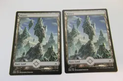 MTG Wastes x2- Full Art-Oath of the Gatewatch-Lightly Played - Image 1