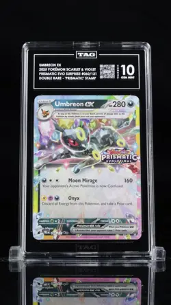 TAG 10 GEM MINT Umbreon EX Prismatic Evolutions Stamped #060/131 Pokemon - Image 1