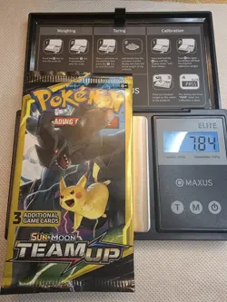 🔥💎 HEAVY Pokemon Team Up Booster Pack 7.8g ⚡ POSSIBLE HOLO 🔥 SEALED 💎🔥 - Image 1