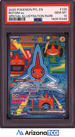 Pokemon 2025 Rotom ex 126/094 SIR Phantasmal Flames GEM MINT PSA 10 - Image 1