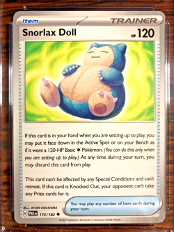 Snorlax Doll Regular Uncommon #175|CGC MINT 9|2023 SV Paradox Rift|Pokemon TCG - Image 2