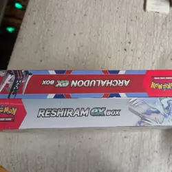 Pokemon TCG Archaludon & Reshiram EX Promo Booster Box 2 Sealed 2023 - Image 2