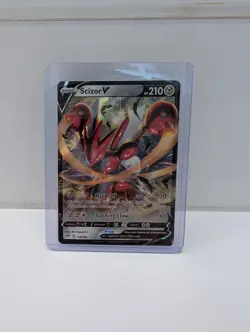 Pokemon TCG Scizor v Darkness Ablaze Holo Ultra Rare Card 118/189 - Image 1