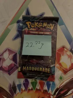 (VERY HEAVY) 22.22g Pokemon TCG Twilight Masquerade Booster Pack (SEALED)✅ - Image 2