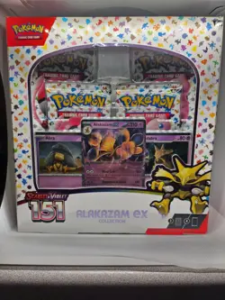Pokemon TCG Scarlet and Violet - 151 Alakazam ex Collection Box 🔥 820650855269 - Image 1