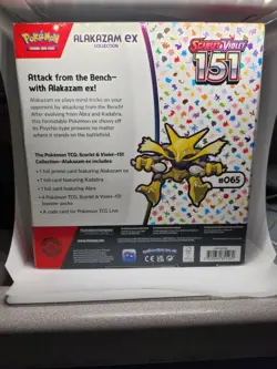 Pokemon TCG Scarlet and Violet - 151 Alakazam ex Collection Box 🔥 820650855269 - Image 2