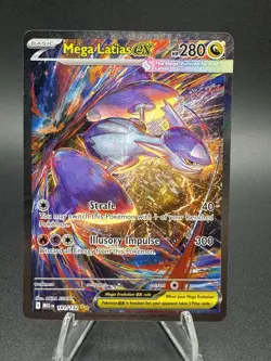 Pokemon TCG Mega Evolution Latias Ex 181/132 Special Illustration NM - Image 1