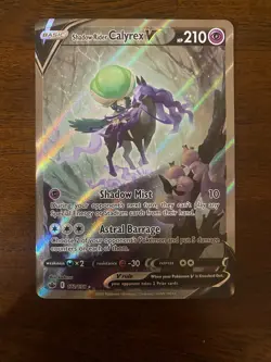 Pokemon TCG Shadow Rider Calyrex V 172/198 Alternate Art Chilling Reign NM - Image 1