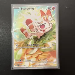 Scorbunny 225/217 Ascended Heroes Pokemon TCG Illustration Rare Holo - Image 1