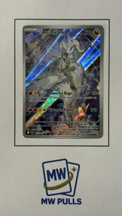 Pokemon N's Reshiram 167/159 SV09: Journey Together Illustration Rare Holo - Image 1