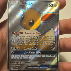 Pokemon Eevee GX SM242 Full Art Promo Holo 160HP Basic Pokemon TCG aky CG Works - Image 1
