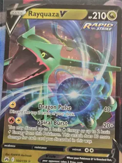 Pokemon Rayquaza V 100/159 Crown Zenith Ultra Rare Holo NM - Image 2