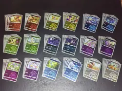 90 Lot Pokemon TCG S-Chinese with 18 different Eevee Master Ball whole set SE58 - Image 1