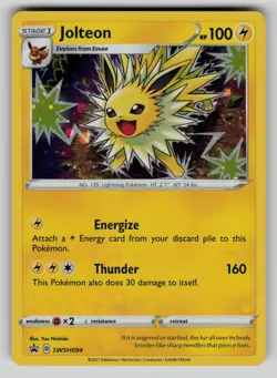 Jolteon SWSH094 Sword & Shield Promo Pokemon Holo vLP - Image 1