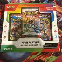 Pokemon TCG First Partner Illustration Collection Series 1 Box SEALED. - Image 1