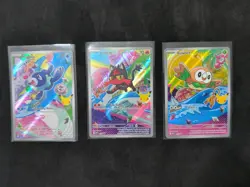 Pokemon TCG First Partner Illustration Collection Series 1 Alola Starters - Image 1