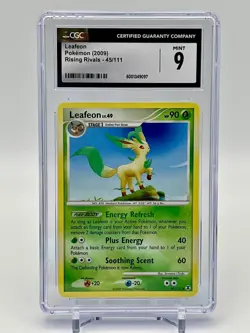 Leafeon Pokemon (2009) Rising Rivals - 45/111 CGC 9 - Image 1
