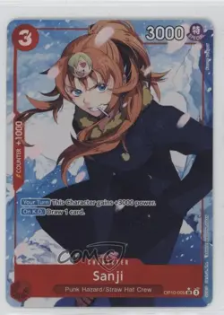 2025 One Piece Card Game: Royal Blood OP10 SR English Sanji (Alt Art) #OP10-005 - Image 1