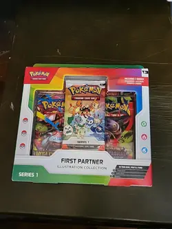 Pokemon TCG First Partner Illustration Collection Series 1 New Sealed - Image 1