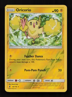 Oricorio 46/145 Rare Guardians Rising Pokemon Reverse Holo Near Mint - Image 1