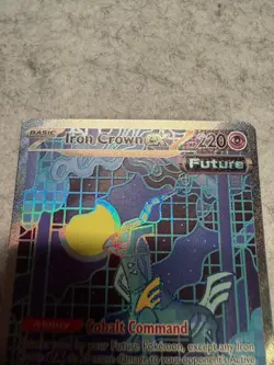 Pokemon Iron Crown ex 158/131 Sv: Prismatic Evolutions Holo - Image 2