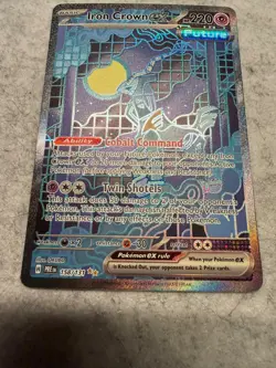Pokemon Iron Crown ex 158/131 Sv: Prismatic Evolutions Holo - Image 4