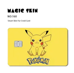 Pikachu Pokemon Edition Debit Credit Card Skin Decal Sticker Small Chip Freeship - Image 1