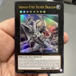 Indigo-Eyes Silver Dragon SDWD-EN032 ULTRA RARE Near mint +Bonus FREE SHIPPING! - Image 1