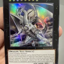 Indigo-Eyes Silver Dragon SDWD-EN032 ULTRA RARE Near mint +Bonus FREE SHIPPING! - Image 3