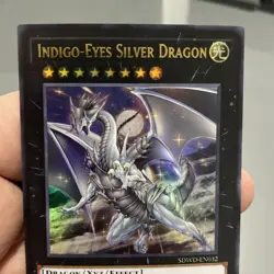 Indigo-Eyes Silver Dragon SDWD-EN032 ULTRA RARE Near mint +Bonus FREE SHIPPING! - Image 4