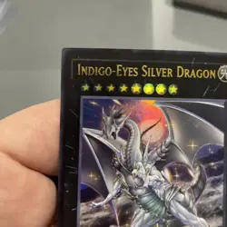 Indigo-Eyes Silver Dragon SDWD-EN032 ULTRA RARE Near mint +Bonus FREE SHIPPING! - Image 5