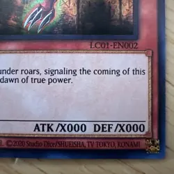 Slifer the Sky Dragon LC01-EN002 Yu-Gi-Oh Legendary Collection 1 Limited Edition - Image 5