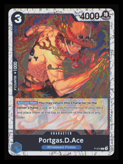One Piece Portgas.D.Ace (Premium Booster -Best 2 ) P-074 One Piece Foil NM - Image 1