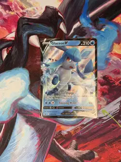 SWSH: Sword & Shield Promo Cards #SWSH196 Glaceon V - Image 1