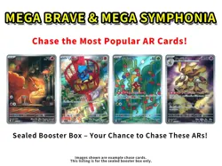 Pokemon Card Booster Box Set Mega Brave & Mega Symphonia Japanese Sealed Shrink - Image 5